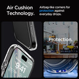 Spigen iPhone 15 Pro Deksel Ultra Hybrid Crystal Clear