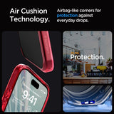 Spigen iPhone 15 Pro Deksel Ultra Hybrid Deep Red