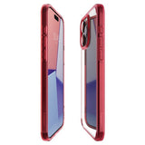 Spigen iPhone 15 Pro Deksel Ultra Hybrid Deep Red