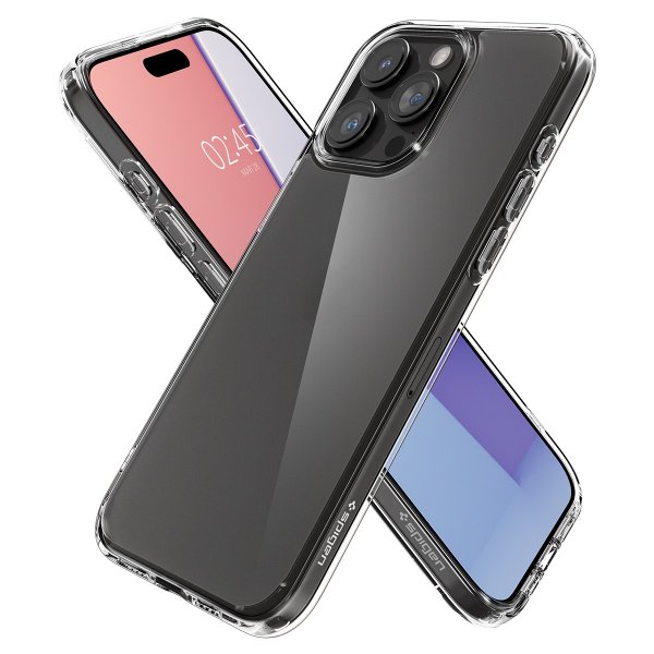 Spigen iPhone 15 Pro Deksel Ultra Hybrid Frost Clear