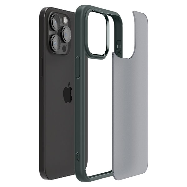 Spigen iPhone 15 Pro Deksel Ultra Hybrid Frost Green
