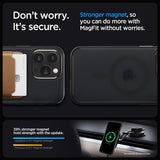 Spigen iPhone 15 Pro Deksel Ultra Hybrid MagFit Frost Black