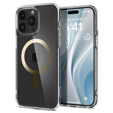 Spigen iPhone 15 Pro Deksel Ultra Hybrid MagFit Gull