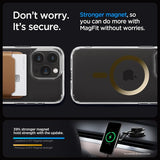 Spigen iPhone 15 Pro Deksel Ultra Hybrid MagFit Gull