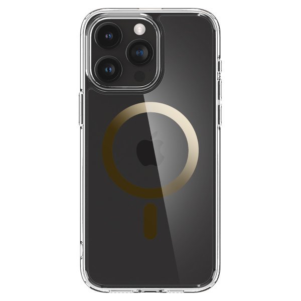 Spigen iPhone 15 Pro Deksel Ultra Hybrid MagFit Gull