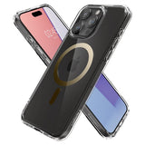Spigen iPhone 15 Pro Deksel Ultra Hybrid MagFit Gull