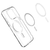 Spigen iPhone 15 Pro Deksel Ultra Hybrid MagFit Hvit