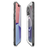 Spigen iPhone 15 Pro Deksel Ultra Hybrid MagFit Hvit