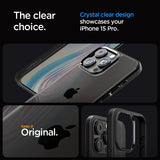 Spigen iPhone 15 Pro Deksel Ultra Hybrid Matte Matte Black