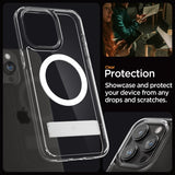 Spigen iPhone 15 Pro Deksel Ultra Hybrid S MagFit Crystal Clear