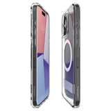 Spigen iPhone 15 Pro Deksel Ultra Hybrid S MagFit Crystal Clear