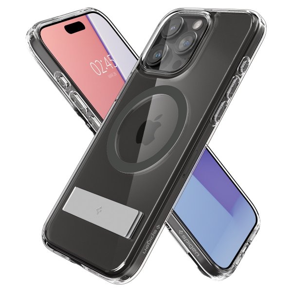 Spigen iPhone 15 Pro Deksel Ultra Hybrid S MagFit Graphite