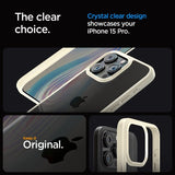 Spigen iPhone 15 Pro Deksel Ultra Hybrid Mute Beige