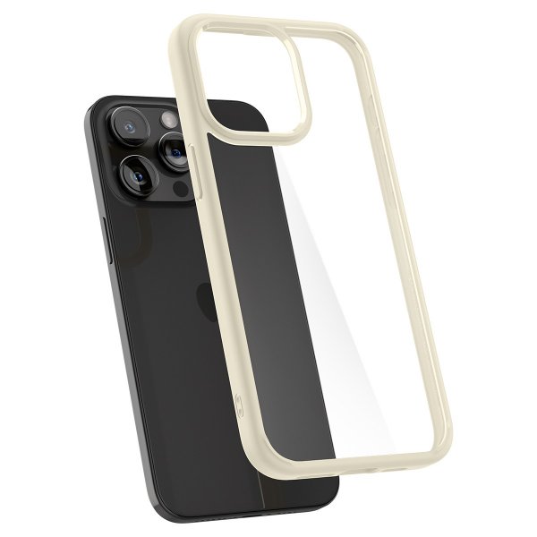 Spigen iPhone 15 Pro Deksel Ultra Hybrid Mute Beige