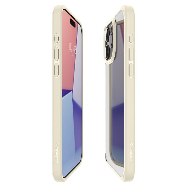 Spigen iPhone 15 Pro Deksel Ultra Hybrid Mute Beige