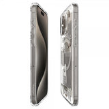 Spigen iPhone 15 Pro Deksel Ultra Hybrid Zero One MagFit Natural Titanium