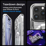 Spigen iPhone 15 Pro Deksel Ultra Hybrid Zero One MagFit Hvit