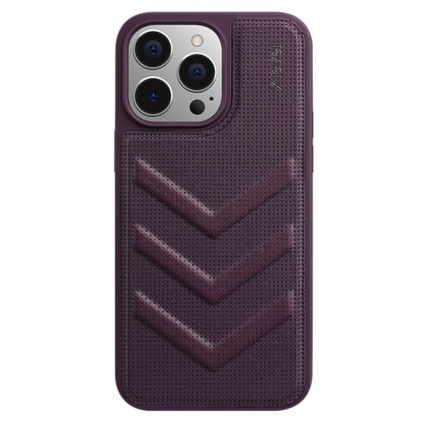 X-Level iPhone 15 Pro Deksel V-shape Lilla