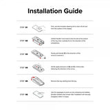 Ringke iPhone 15 Pro Skjermbeskytter Easy Slide 2-pakning