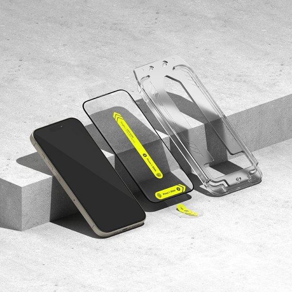 Ringke iPhone 15 Pro Skjermbeskytter Easy Slide 2-pakning