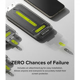 Ringke iPhone 15 Pro Skjermbeskytter Easy Slide 2-pakning