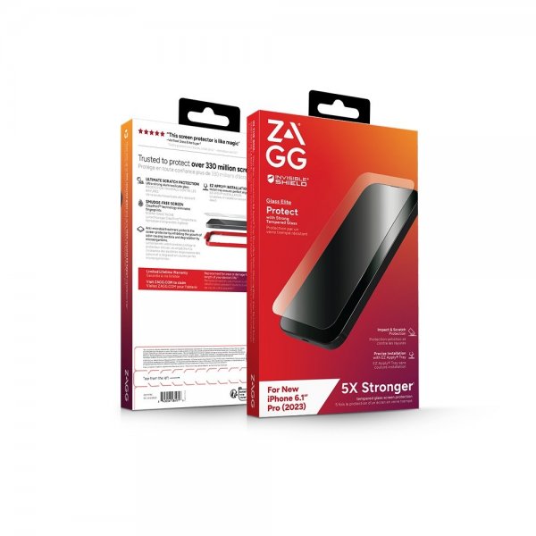 Zagg InvisibleShield iPhone 15 Pro Skjermbeskytter Glass Elite
