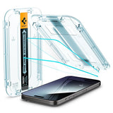 Spigen iPhone 15 Pro Skjermbeskytter GLAS.tR EZ Fit 2-pakning