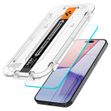 Spigen iPhone 15 Pro Skjermbeskytter GLAS.tR EZ Fit 2-pakning