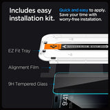 Spigen iPhone 15 Pro Skjermbeskytter GLAS.tR EZ Fit Privacy 2-pakning