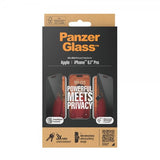 PanzerGlass iPhone 15 Pro Skjermbeskytter Ultra-Wide Fit Privacy EasyAligner