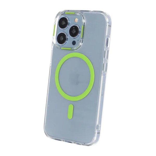 iPhone 15 Pro Deksel TPU MagSafe Grønn