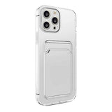 iPhone 15 Pro Deksel Kortholder Støtsikker Transparent