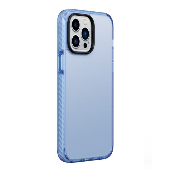 iPhone 15 Pro Deksel Støtsikker TPU Blå