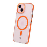 Rvelon iPhone 15 Deksel Forsterkede hjørner Oransje