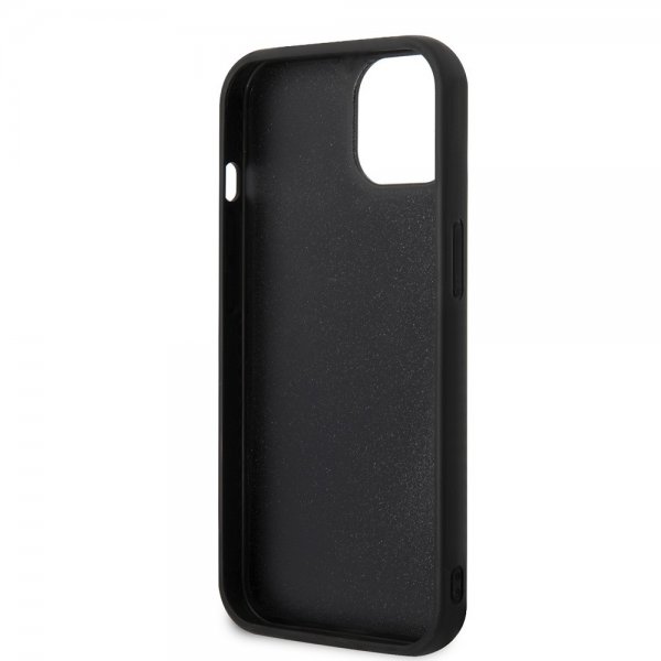 Karl Lagerfeld iPhone 15 Deksel 3D Rubber Karl & Choupette Svart