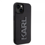 Karl Lagerfeld iPhone 15 Deksel 3D Rubber Karl Svart