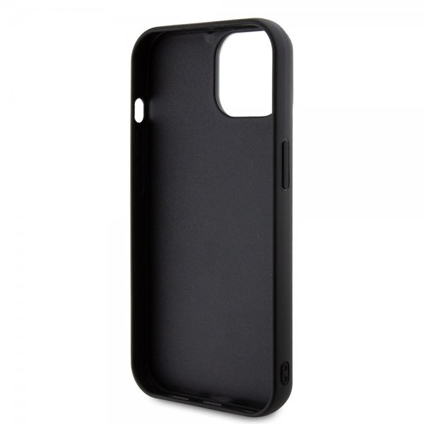 Karl Lagerfeld iPhone 15 Deksel 3D Rubber Karl Svart