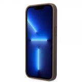 Guess iPhone 15 Deksel 4G Logo Brun
