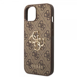 Guess iPhone 15 Deksel 4G Logo Brun