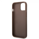 Guess iPhone 15 Deksel 4G Logo Brun
