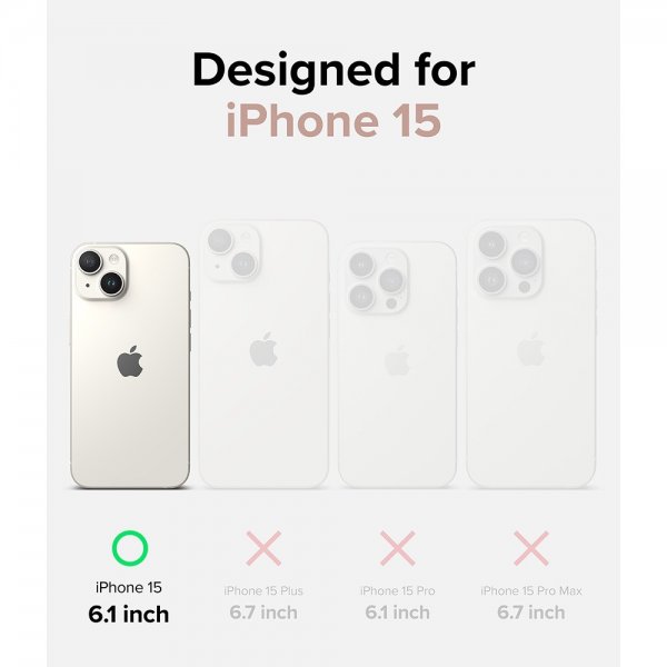 Ringke iPhone 15 Deksel Air Clear