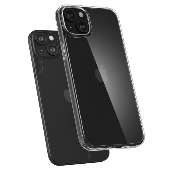 Spigen iPhone 15 Deksel Air Skin Hybrid Crystal Clear