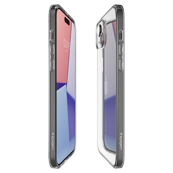 Spigen iPhone 15 Deksel Air Skin Hybrid Crystal Clear