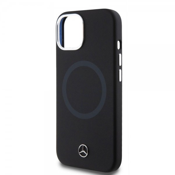 Mercedes Benz iPhone 15 Deksel Bicolor MagSafe Svart