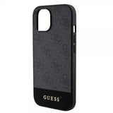 Guess iPhone 15 Deksel Bottom Stripe MagSafe Svart