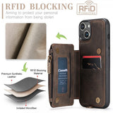 CaseMe iPhone 15 Deksel C20 Series Kaffe
