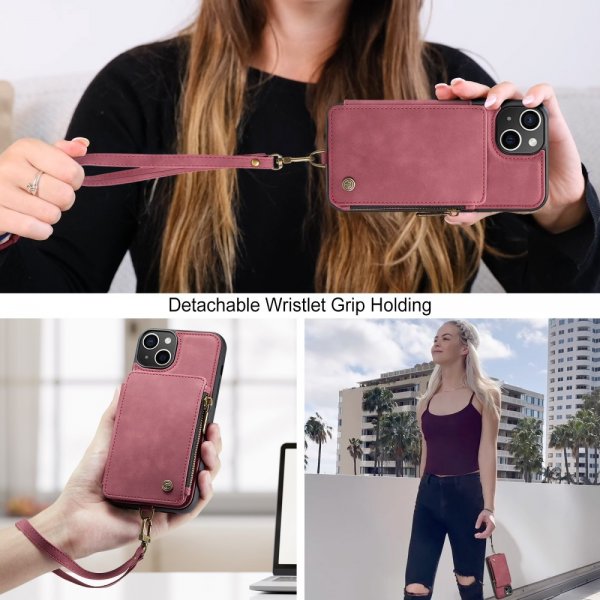 CaseMe iPhone 15 Deksel C20 Series Rød