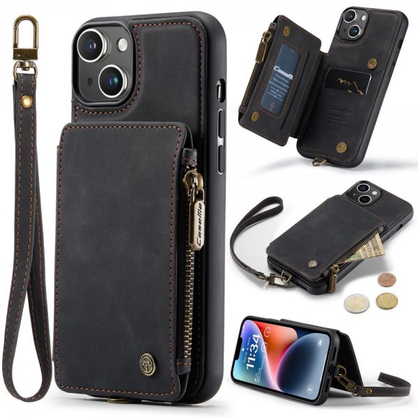 CaseMe iPhone 15 Deksel C20 Series Svart