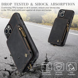 CaseMe iPhone 15 Deksel C20 Series Svart