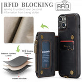 CaseMe iPhone 15 Deksel C20 Series Svart